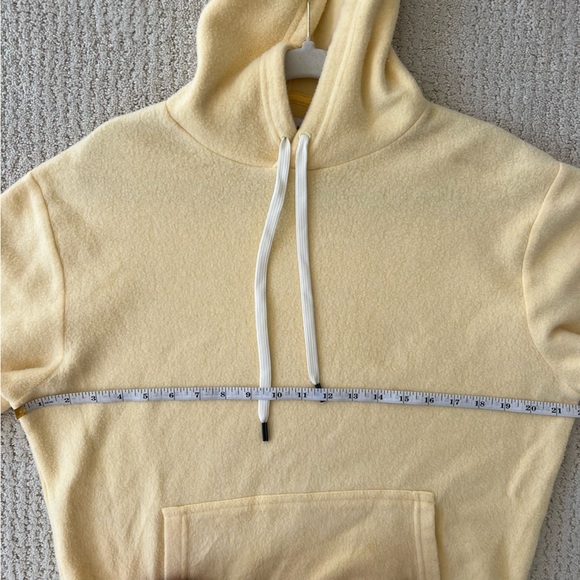 FEAT Yellow Fleece Blanket Blend Hoodie Unisex Fit S - Picture 11 of 12